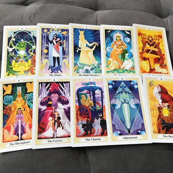 The Aleister Crowley Tarot Book & Card Set - Picture 4 of 13